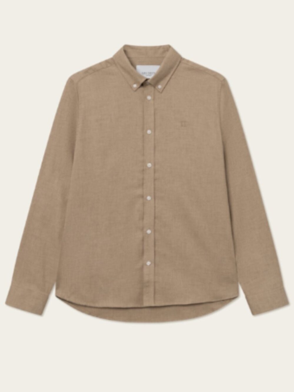 Les Deux Brown Regular Fit Long Sleeve Button Up in Medium